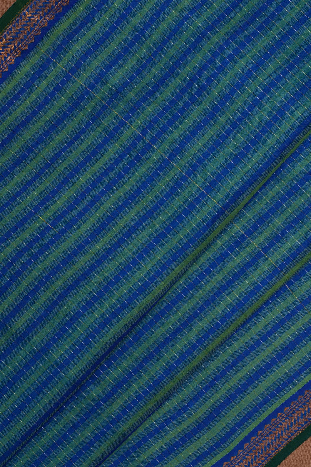 Image of Arani Silk Blue Saree